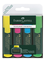 Faber-Castell Zakreślacz 48 4kol w etui plastikowym 548041