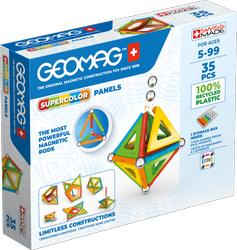 Geomag Supercolor Panels Klocki magnetyczne 35el 003779