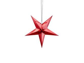 Gwiazda papierowa 30cm czerwona 131651