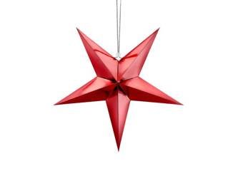 Gwiazda papierowa 45cm czerwona 131682