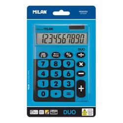 Kalkulator Milan 10 poz. Touch Duo niebieski 045038