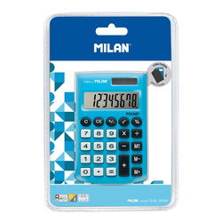 Kalkulator Milan Pocket Touch niebieski 051084