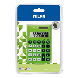 Kalkulator Milan Pocket Touch zielony 051251