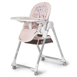 Kinderkraft krzesełko do karmienia Lastree Pink 917167
