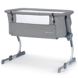 Kinderkraft łóżeczko uno up grey melange 915606