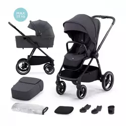 Kinderkraft wózek wielofunkcyjny 2in1 Nea Deep Grey 918874