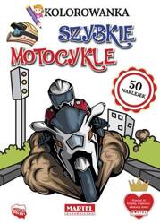 Kolorowanka Szybkie motocykle z naklejkami 668606