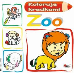 Kolorowanka koloruję kredkami zoo 362437