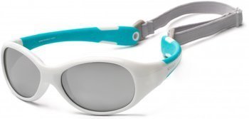 Koolsun okulary flex white aqua 3-6lat 843032