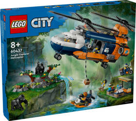 LEGO 60437 City Helikopter badaczy dżungli w bazie