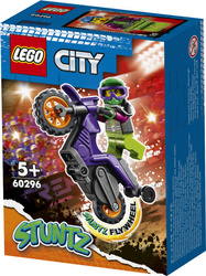 Lego 60296 City Wheelie na motocyklu kaskaderskim