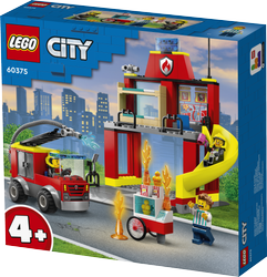 Lego 60375 City Remiza strażacka i wóz strażacki