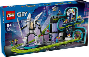 Lego 60421 City Park Świat Robotów z rollercoasterem