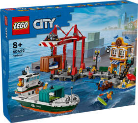 Lego 60422 City Nadmorski port ze statkiem towarowym