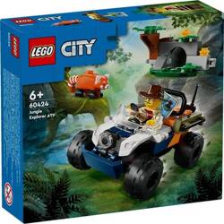 Lego 60424 City Quad badacza z dżungli z pandą czerwoną