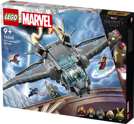 Lego 76248 Marvel Quinjet Avengersów 75347 Star Wars Bombowiec TIE