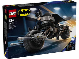 Lego 76273 Super Heroes Figurka Batmana do zbudowania i batcykl