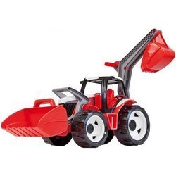 Lena traktor spych+koparka czerwony 782604 