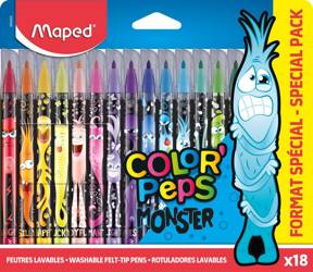 Maped Flamastry Colorpeps Monster 18szt pudełko 454021