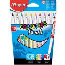 Maped Flamastry Colorpeps brush 10szt 480105