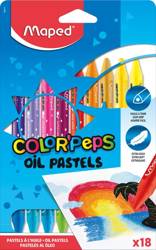 Maped Kredki Colorpeps pastele olejne 18szt pudełko 640110
