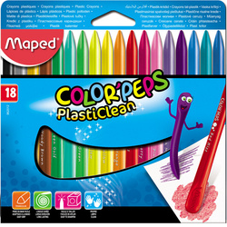 Maped Kredki Colorpeps plastikowe 18szt pudełko 620129