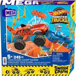 Mega Bloks HKF88 Hot Wheels Monster Trucks Tiger Shark 245szt. 102747
