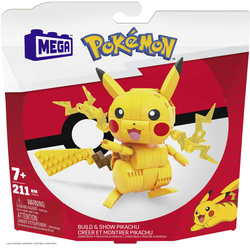 Mega Construx GMD31 Pokemon Pikachu klocki zestaw średni 852233