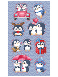Naklejki Pingwiny 151058