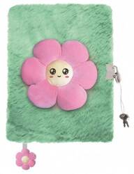 Pamiętnik z kłódką 3D włochacz A5 96K My Little Friend Pink Flower 669514