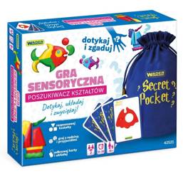 Play & Fun Secret Pocket Poszukiwacz Kształtów gra sensoryczna Wader 42521