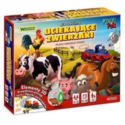 Play & Fun Uciekające Zwierzaki gra rodzinna Wader 42502