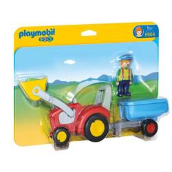 Playmobil 6964 123 Traktor z przyczepą 069641