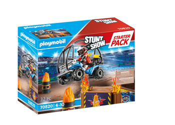 Playmobil 70820 Starter Pack Pokaz kaskaderski z quadem 708205