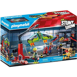 Playmobil 70834 Air Stuntshow Lotniczy pokaz kaskaderski Stacja serwisowa