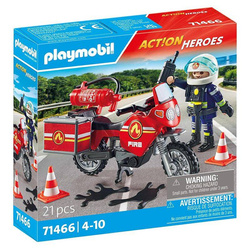 Playmobil 71466 Motocykl straży pożarnej na miejscu wypadku 714664