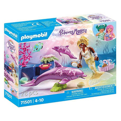 Playmobil 71501 Princess Magic Syrenka z delfinami