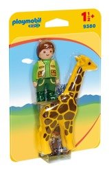 Playmobil 9380 opiekun zwierząt z żyrafą