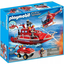 Playmobil 9503 Zestaw straż pożarna z motorem podwodnym