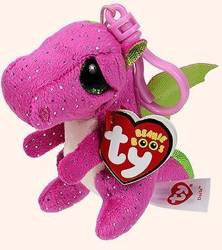 Plusz ty beanie boos różowy smok darla 8,5cm 350315