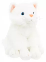 Pluszowy Kot Siedzący Biały Smily Play 843922