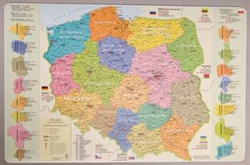 Podkładka-mapa administracyjna polski 906524