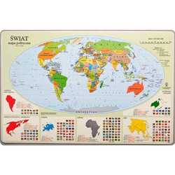 Podkładka-mapa polityczna świata 906623