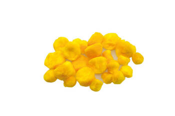 Pompony super puszyste żółte 2,5-4cm mix 24szt 689863