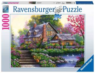Puzzle Ravensburger 1000el Romantyczny domek na wsi 151844