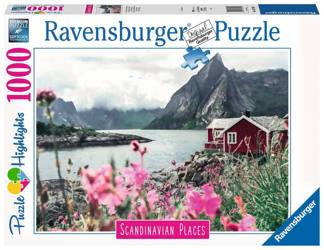Puzzle Ravensburger 1000el Skandynawski domek 167401