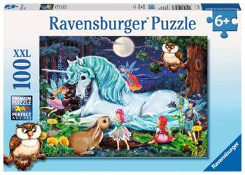 Puzzle Ravensburger 100el W magicznym lesie 107933