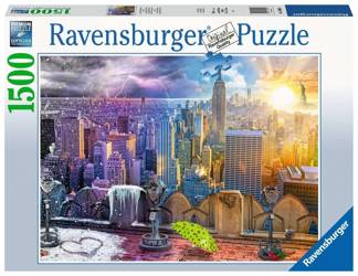 Puzzle Ravensburger 1500el Nowy Jork w lecie i zimie 160082