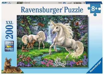 Puzzle Ravensburger 200el XXL Tajemnicze Jednorożce 128389