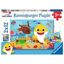 Puzzle Ravensburger 2x12el Baby Shark 051236